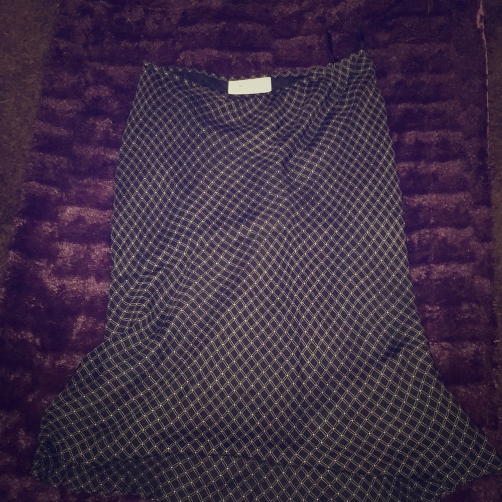 Emanuel Ungaro bias cut silk skirt